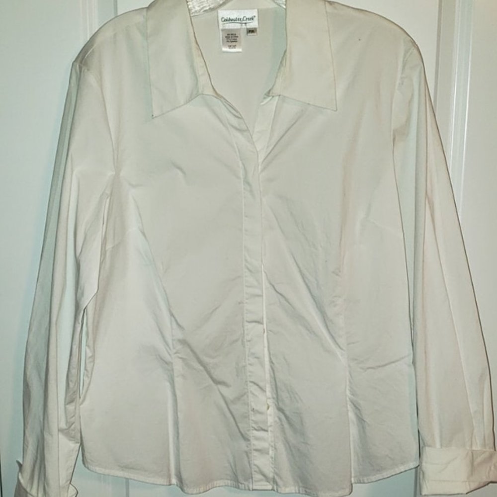 Crisp White Button Up with French Cuffs